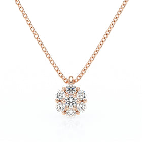 Collier entourage diamant Pour la Vie - 9