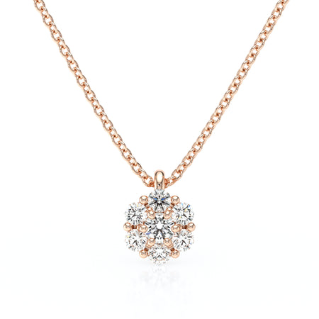 Collier entourage diamant Pour la Vie - 9