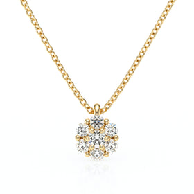 Collier entourage diamant Pour la Vie - 9