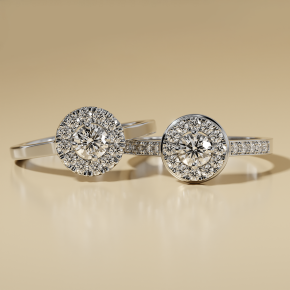 Bague entourage rubis et diamant Pour la Vie - 2