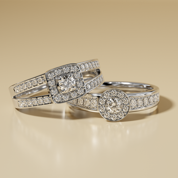 Bague entourage diamant Pour la Vie - 3