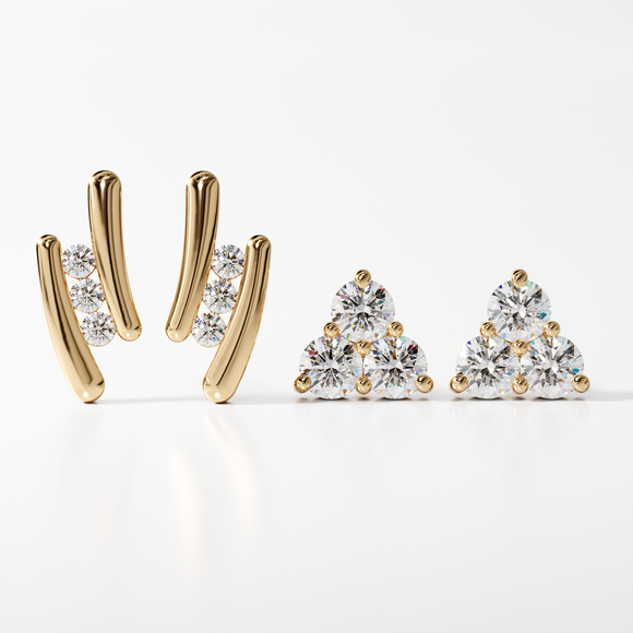 Boucles d’oreilles diamant Premier Pas - 1