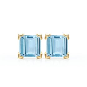 Boucles d’oreilles aigue-marine Une Promesse - 5
