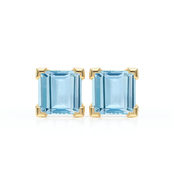 Boucles d’oreilles aigue-marine Une Promesse - 5