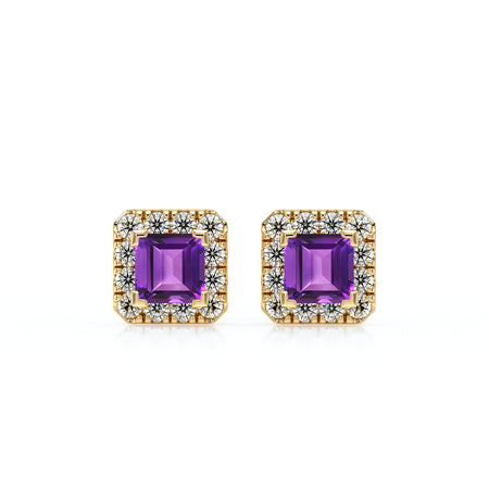 Boucles d’oreilles améthyste et diamant Coup de Foudre - 6