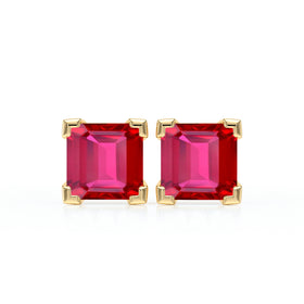 Boucles d’oreilles rubis Une Promesse - 5