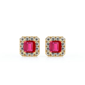 Boucles d’oreilles rubis et diamant Coup de Foudre - 6