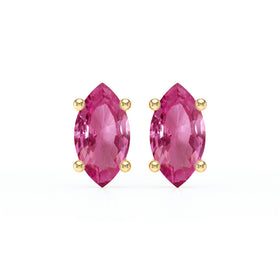 Boucles d’oreilles saphir rose Une Promesse - 4