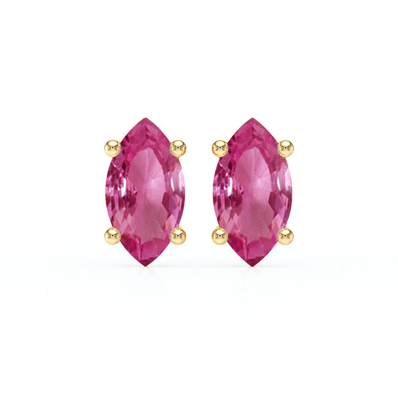 Boucles d’oreilles saphir rose Une Promesse - 4