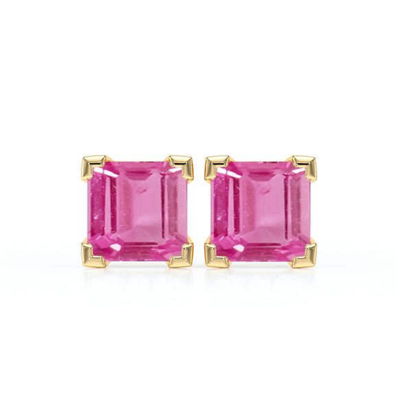 Boucles d’oreilles saphir rose Une Promesse - 5