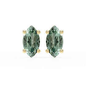 Boucles d’oreilles saphir vert Une Promesse - 4