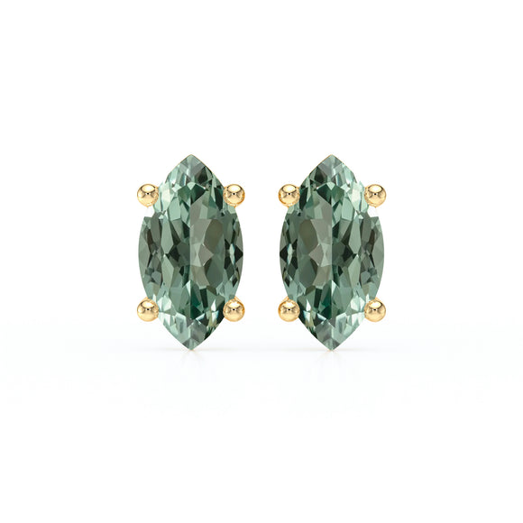 Boucles d’oreilles saphir vert Une Promesse - 4