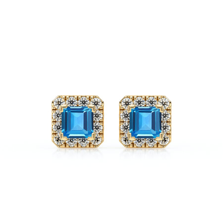 Boucles d’oreilles topaze et diamant Coup de Foudre - 6