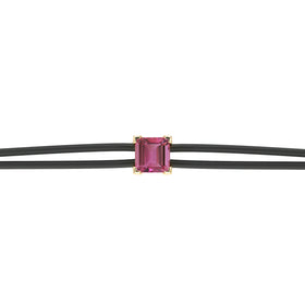 Bracelet cordon tourmaline Lune de Miel - 6