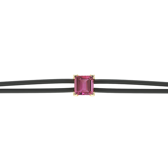 Bracelet cordon tourmaline Lune de Miel - 6