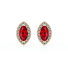 Boucles d’oreilles rubis et diamant Coup de Foudre - 5