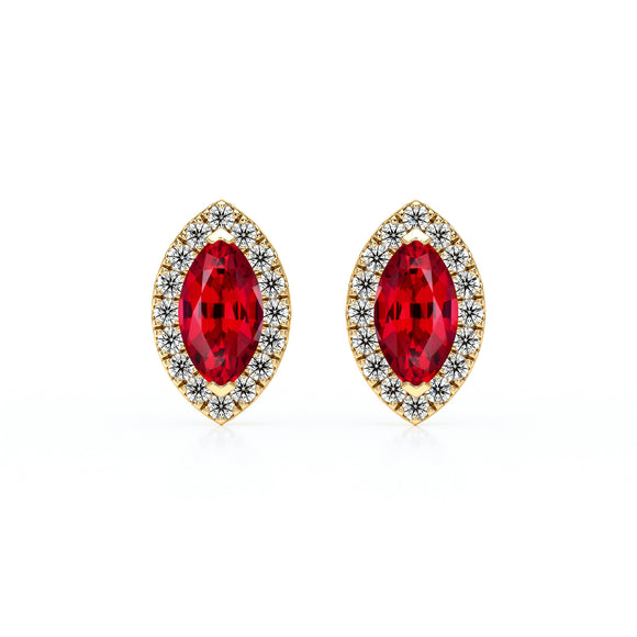 Boucles d’oreilles rubis et diamant Coup de Foudre - 5