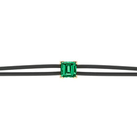 Bracelet cordon émeraude Lune de Miel - 6