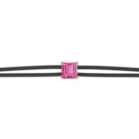 Bracelet cordon saphir rose Lune de Miel - 6