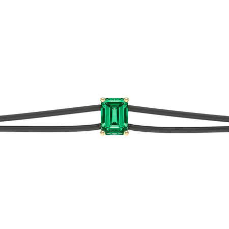 Bracelet cordon émeraude Lune de miel - 3