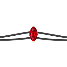 Bracelet cordon rubis Lune de miel - 2