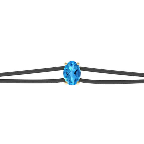 Bracelet cordon topaze Lune de Miel - 5