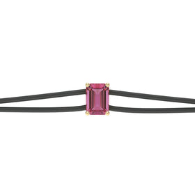 Bracelet cordon tourmaline Lune de Miel - 3
