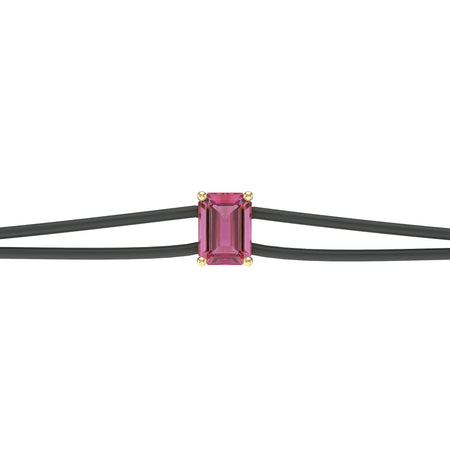 Bracelet cordon tourmaline Lune de Miel - 3