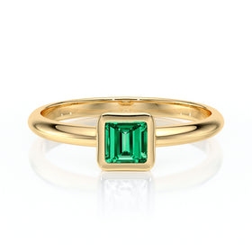 Solitaire émeraude Nuit de Noces – 3