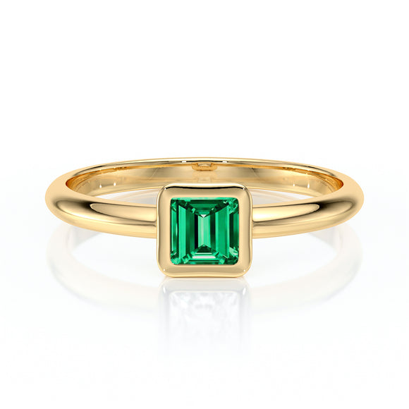 Solitaire émeraude Nuit de Noces – 3