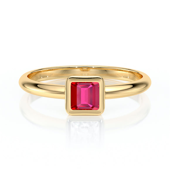 Solitaire rubis Nuit de Noces – 3