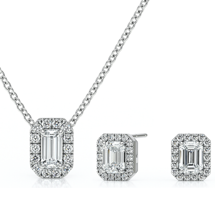 Parure bijoux diamant Coup de Foudre - 6