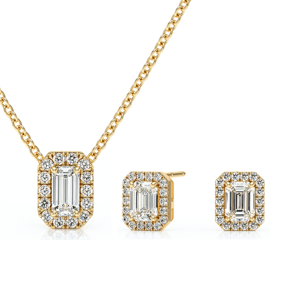 Parure bijoux diamant Coup de Foudre - 6