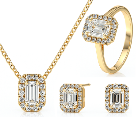 Parure bijoux diamant Promets Moi - 6