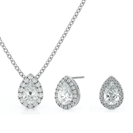 Parure bijoux diamant Coup de Foudre - 5