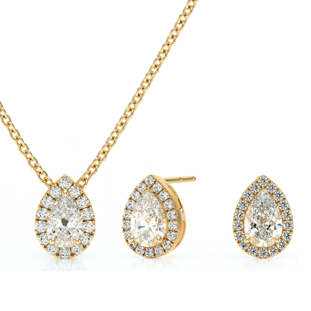 Parure bijoux diamant Coup de Foudre - 5