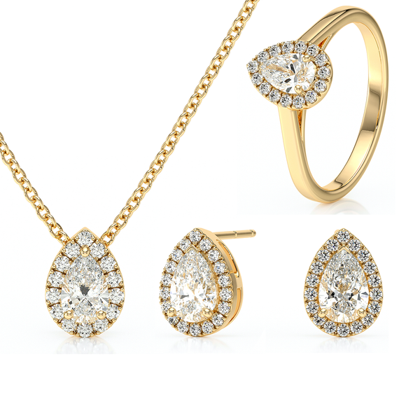 Parure bijoux diamant Promets Moi - 7