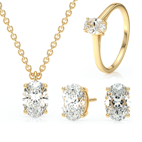 Parure bijoux diamant Une Promesse - 3