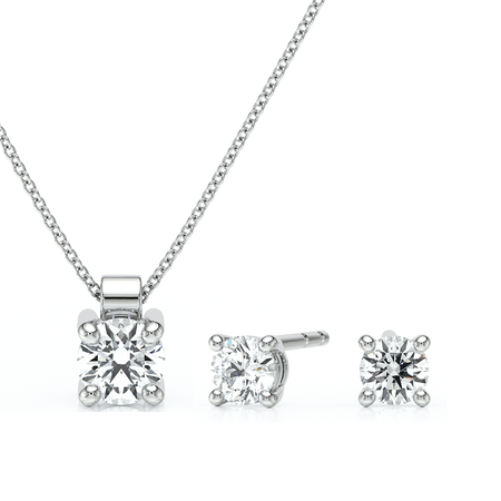 Parure bijoux diamant Lune de Miel - 4