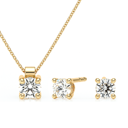 Parure bijoux diamant Lune de Miel - 4