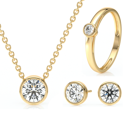 Parure bijoux diamant Nuit de Noces - 3