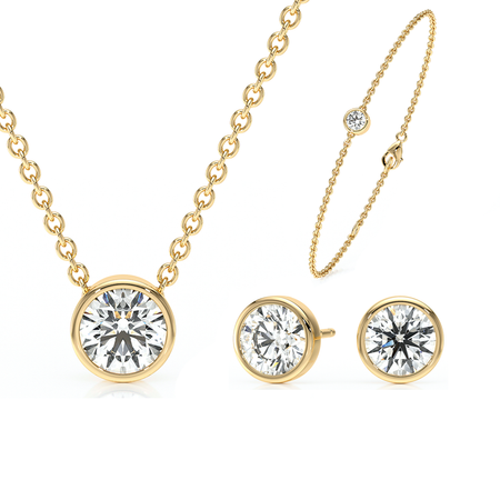 Parure bijoux diamant Nuit de Noces - 2