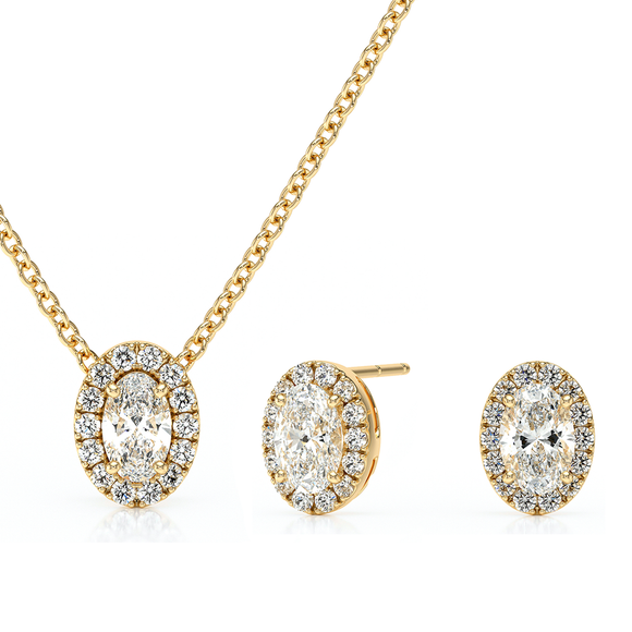 Parure bijoux diamant Coup de Foudre - 3