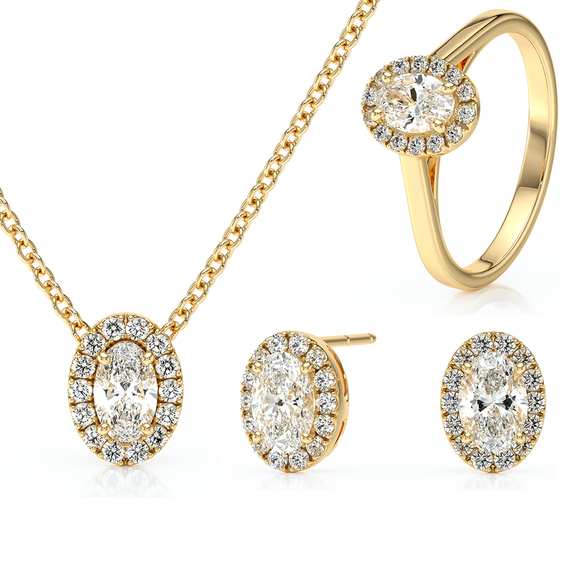 Parure bijoux diamant Promets Moi - 5