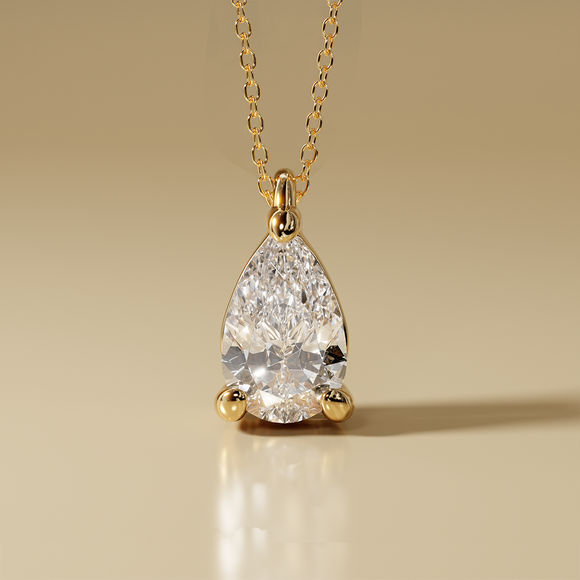 Pendentif solitaire diamant Une Promesse - 1