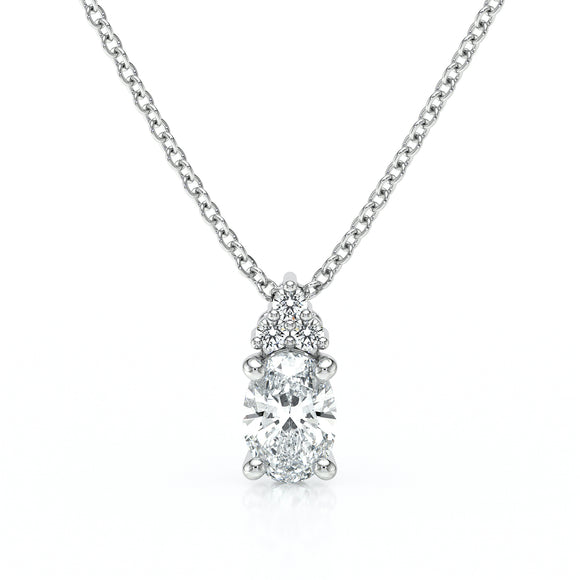 Pendentif diamant Coucher de Soleil - 5