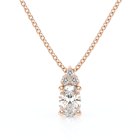 Pendentif diamant Coucher de Soleil - 5