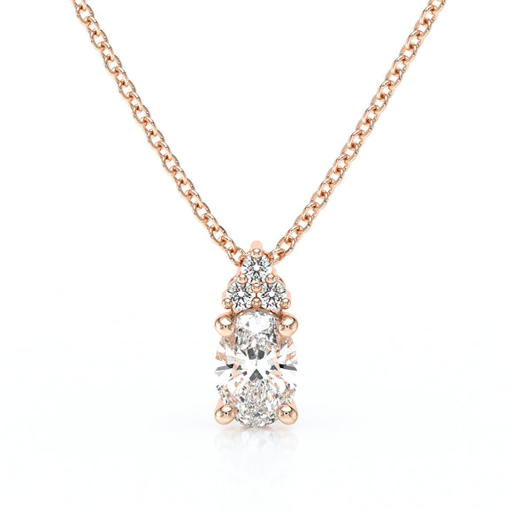 Pendentif diamant Coucher de Soleil - 5