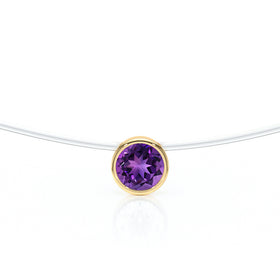 Pendentif solitaire améthyste Nuit de Noces - 3