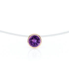 Pendentif solitaire améthyste Nuit de Noces - 3